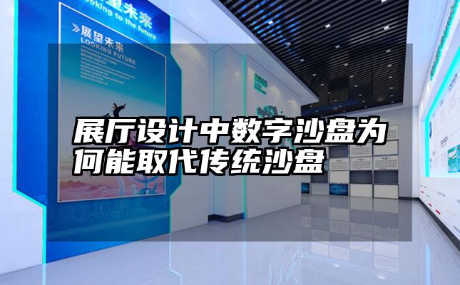展厅设计中数字沙盘为何能取代传统沙盘
