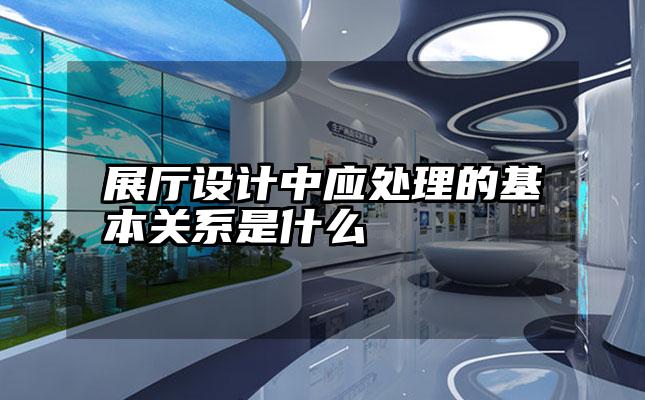 展厅设计中应处理的基本关系是什么