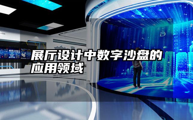 展厅设计中数字沙盘的应用领域