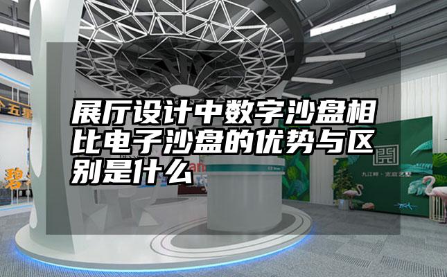 展厅设计中数字沙盘相比电子沙盘的优势与区别是什么
