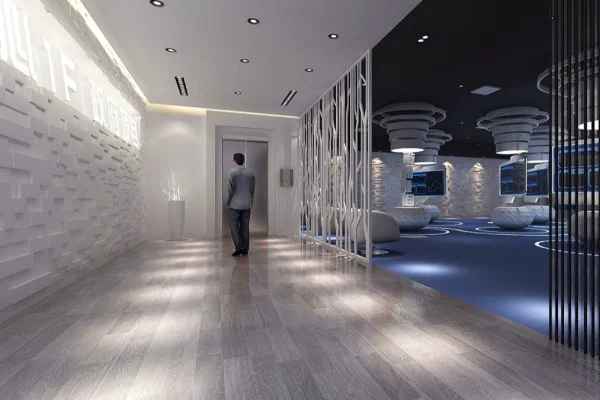 连续搬运设备制造社区展厅设计装修