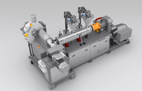 3D工业化工纤维机械运作原理动画