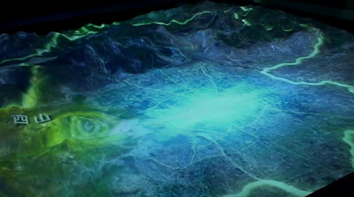 房地产数字沙盘地面投影系统