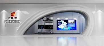 苏州机电科技企业展厅展示设计效果图