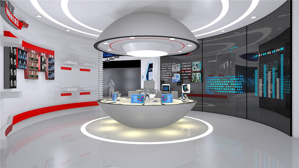 笔记本制造业企业展厅设计