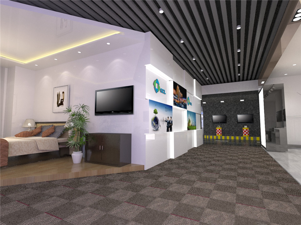 能源企业展览馆设计效果图