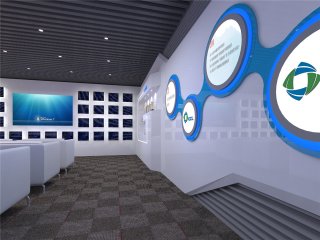 能源企业展览馆设计效果图
