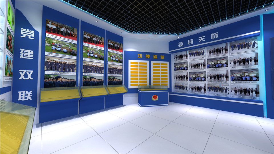 银行展览展示馆设计效果图