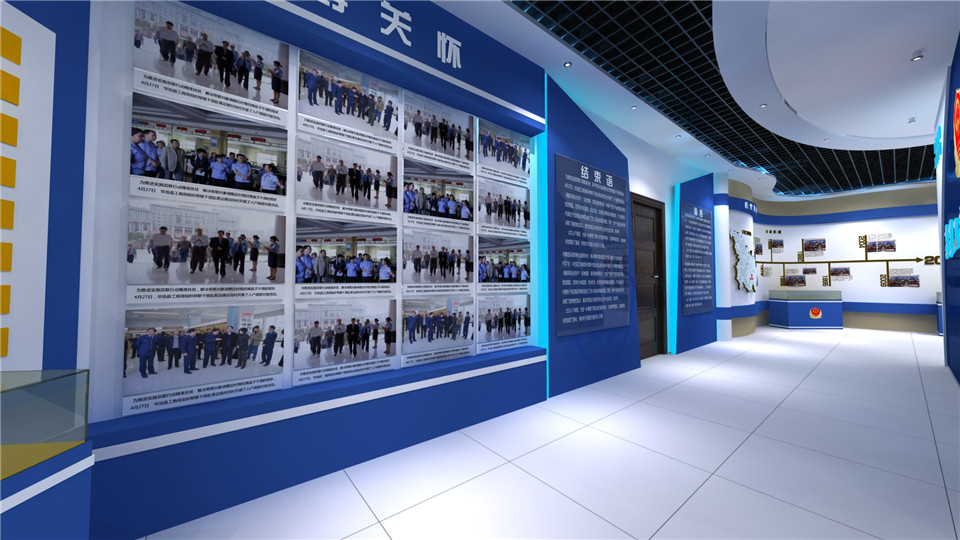 银行展览展示馆设计效果图