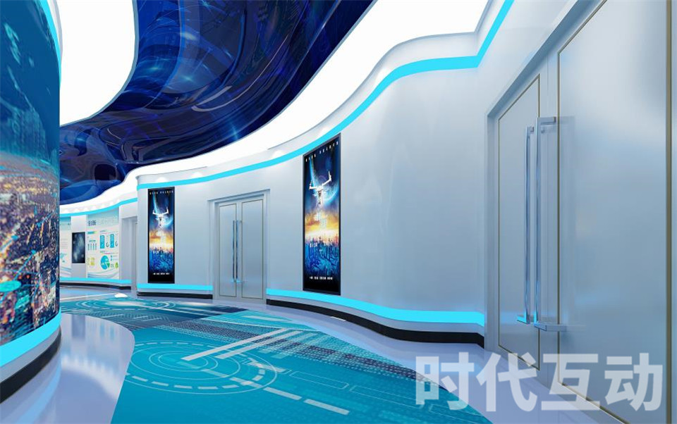 风机股份展厅设计效果图案例