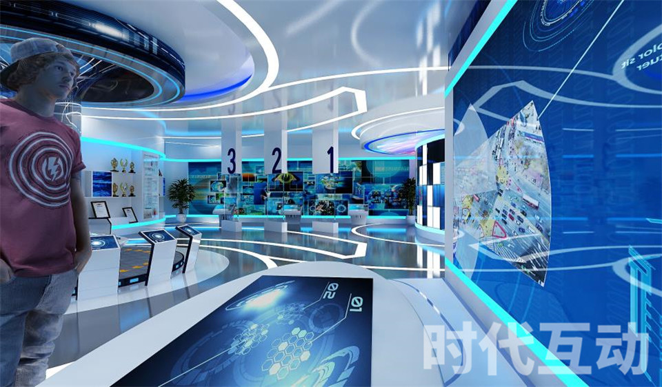 风机股份展厅设计效果图案例