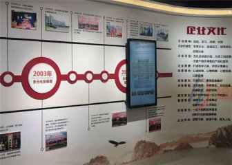 衢州展厅感应滑轨屏幕