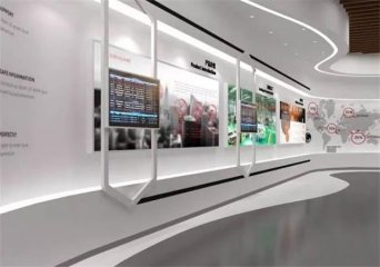 苏州展厅感应滑轨屏幕