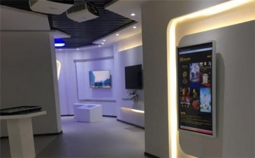 盐城展厅感应滑轨屏幕
