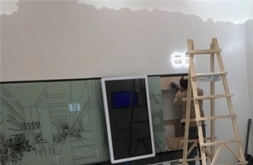 盐城展厅互动滑轨显示屏