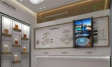 泰州展厅感应滑轨屏幕