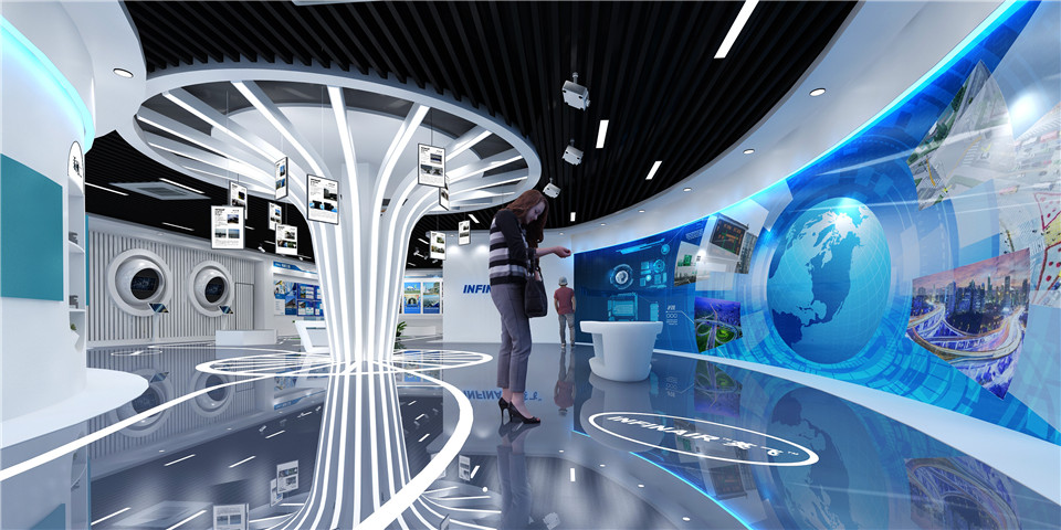 恒益高科技展厅设计效果图