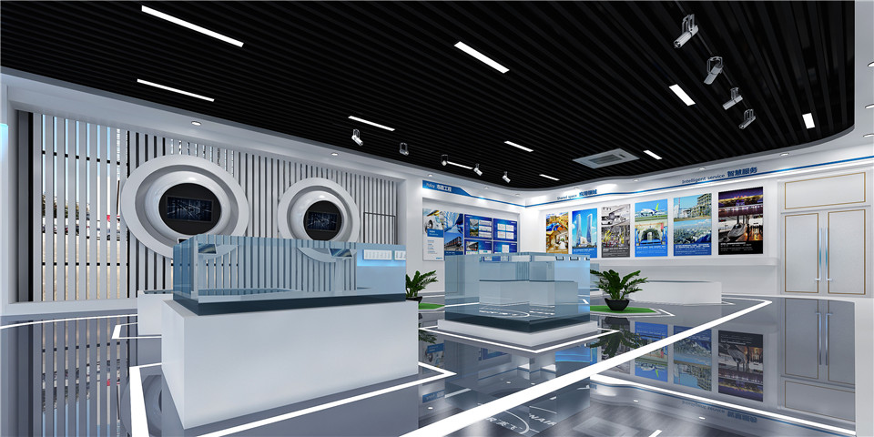 恒益高科技展厅设计效果图