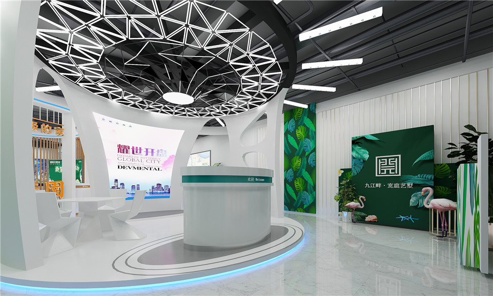 苏州地产售楼处展厅设计装修