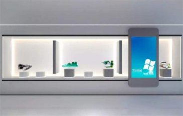 南昌展厅感应滑轨屏幕