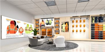 烟草烟具企业展厅设计效果图