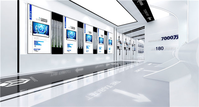 电脑计算机工业展厅设计制作