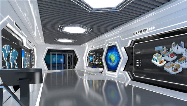 石材企业展厅设计效果图