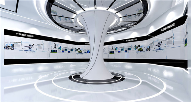 无人机展示厅设计效果图