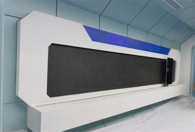 珠海电动移动滑轨屏