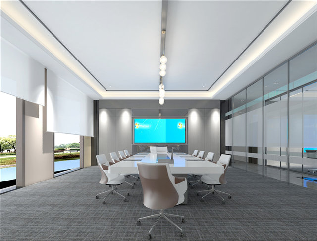 电脑计算机工业展厅设计