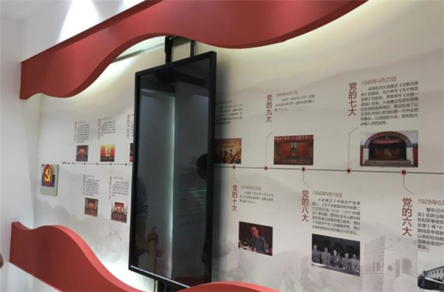 长春电动移动滑轨屏