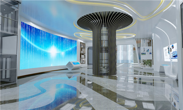 舞台灯光科技感展厅设计