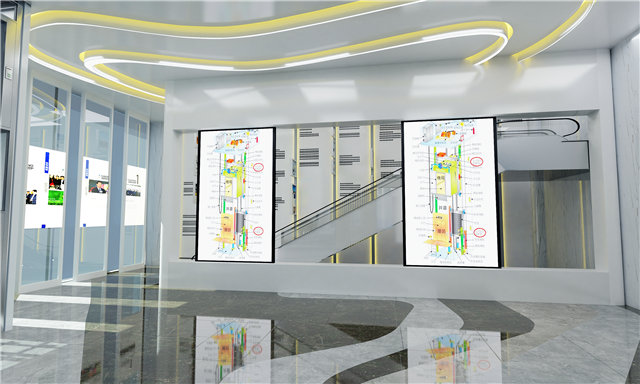 纱线多媒体展厅设计