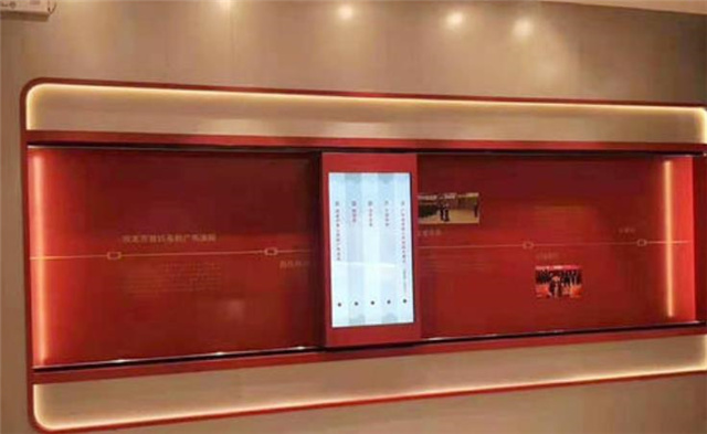 南宁展厅互动滑轨显示屏