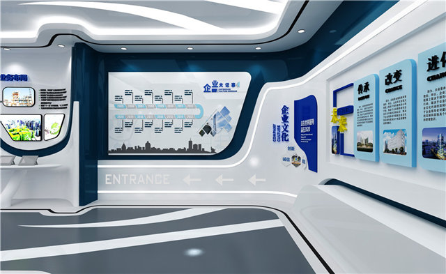 旅游展示厅设计效果图