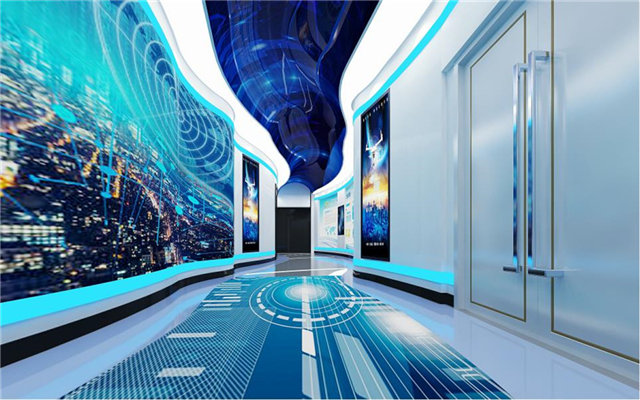 粉体工业产品展厅展示设计