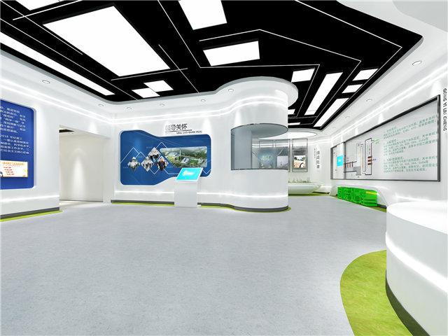 建材企业展厅设计效果图