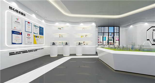 铺地材料公司展厅设计方案