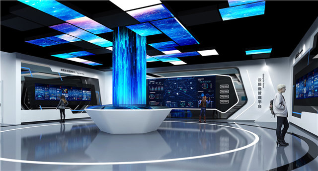 电池展示厅设计效果图