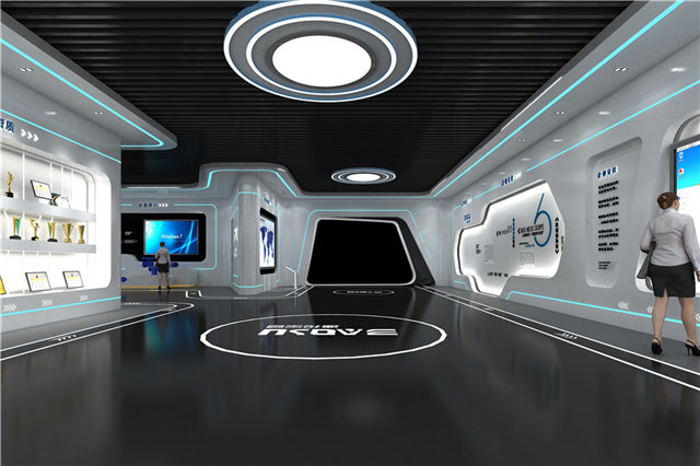 玻璃数字展厅设计