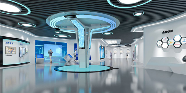 纺织机械公司展厅设计方案