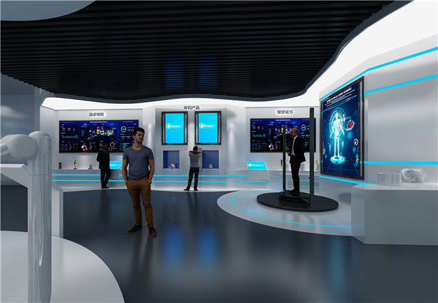 办公文具企业展厅设计方案