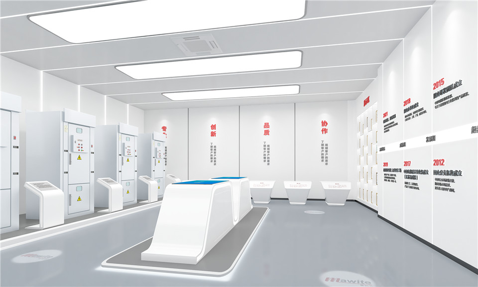 电气仪器展厅设计效果图