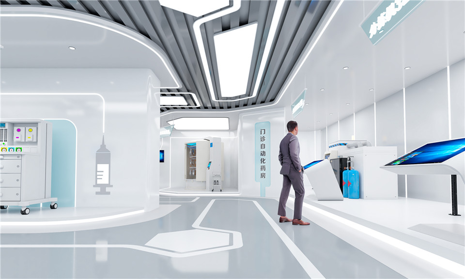 医疗机器人智能展厅设计图