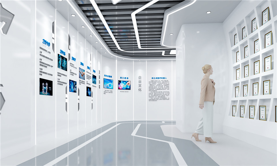 医疗机器人智能展厅设计图