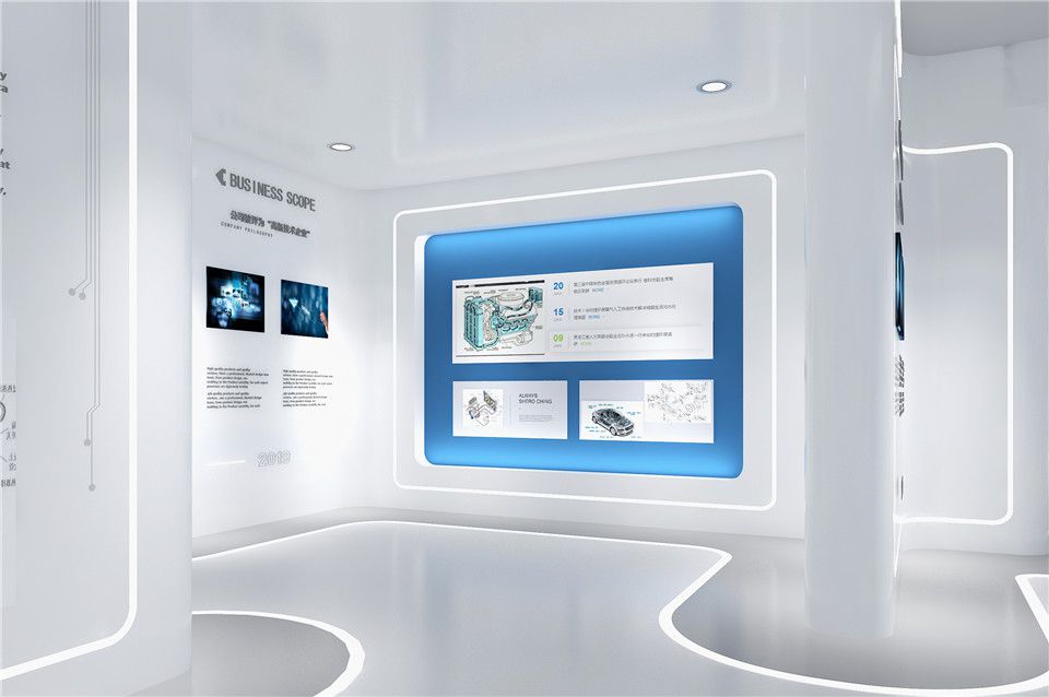 汽车热管理公司展厅设计图