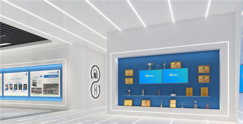 自动化电池系统企业展厅设计