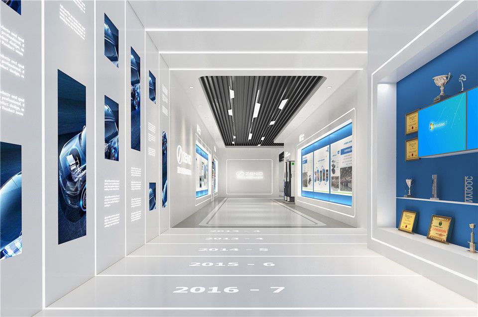 自动化电池系统企业展厅设计