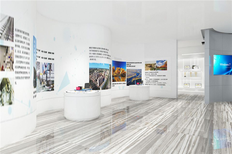 汽车零件制造公司展厅设计图