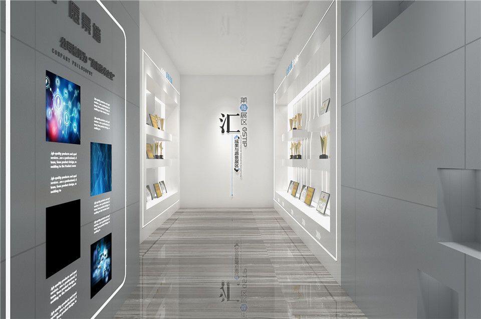 汽车零件制造公司展厅设计图